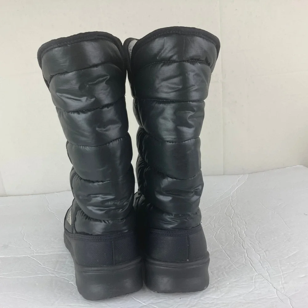 The North Face Nuptse Purna II Winter Boots Women 8 Black Waterproof Insulated